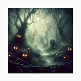 Haunted Forest Canvas Print