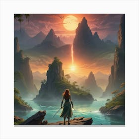 Mermaid 3 Canvas Print