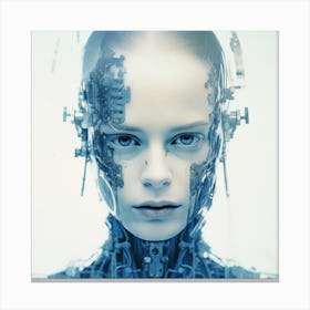 Cyborg Woman 1 Canvas Print