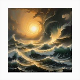 Stormy Seas 2 Canvas Print