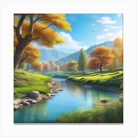 Landscape Wallpaper 8 Canvas Print