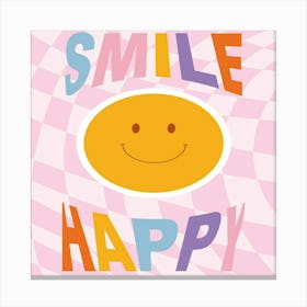 Smile Happy Canvas Print