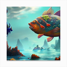 Fish In The Sea 1 Canvas Print