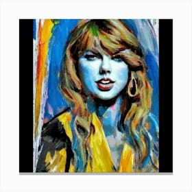 Taylor Swift 3 Canvas Print