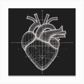 Heart - Medical Illustration Canvas Print