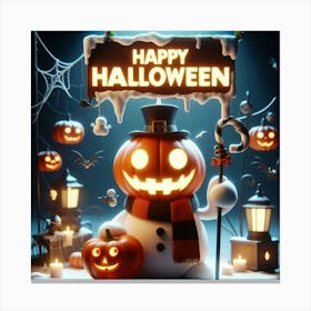 Happy Halloween 8 Canvas Print