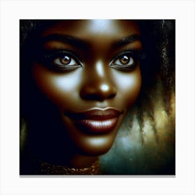 Portrait Of African Woman 3 Canvas Print