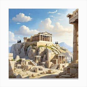 Parthenon 2 Canvas Print