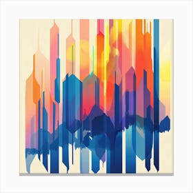 Abstract Cityscape 9 Canvas Print