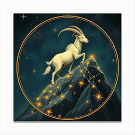 Zodiac Goat 5 Canvas Print