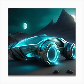 Futuristic Car 10 Canvas Print