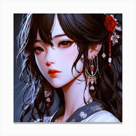 Anime Girl (2) Canvas Print