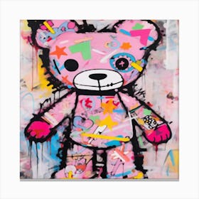 Raw Bear Canvas Print