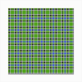 Plaid Fabric 110 Canvas Print