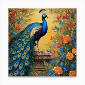 Peacock Canvas Print