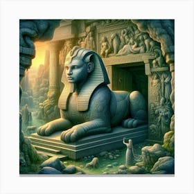 Egyptian Sphinx Canvas Print