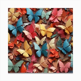 Butterfly Collage 1 Canvas Print