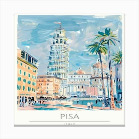 Pisa a Canvas Print