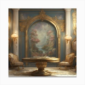 Cinderella'S Room Canvas Print