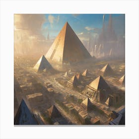 Egyptian City 6 Canvas Print