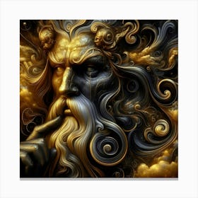 God Of The Sky 1 Canvas Print