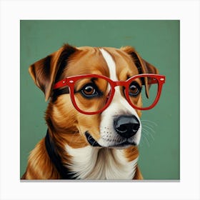 Default Dogs With Glasses Nursery Art 1 1 Canvas Print