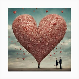 Big heart Canvas Print