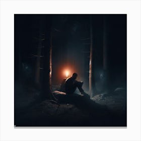 Dark Forest Canvas Print