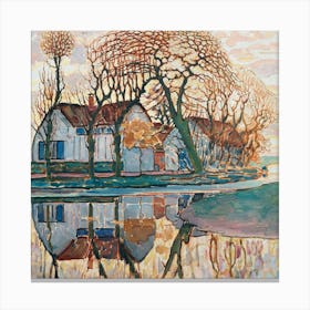 House By The Water Canvas Print