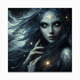 Dark Ethereal Beauty Canvas Print