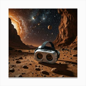 Vr Glasses On Mars Canvas Print