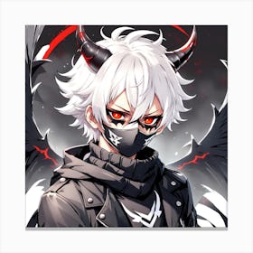 Demon Anime Character Canvas Print