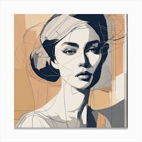 Portrait Of A Woman 85 Canvas Print