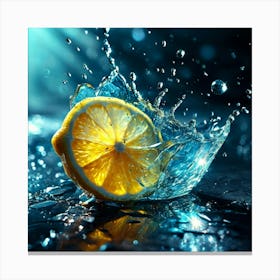 Lemon Broken Glass Effect No Background Stunning Something That Even Doesnt Exist Mythical Bei (1) Canvas Print