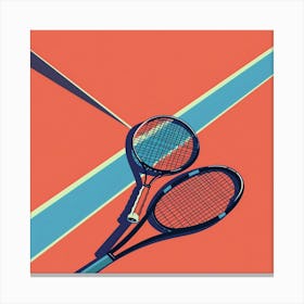 Tennis Rackets Canvas Print