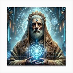 Mantleborn Elder Ancient Wisdom Canvas Print