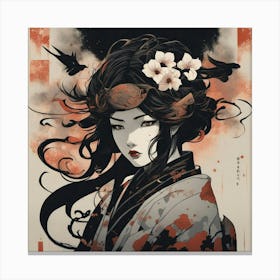 Geisha Canvas Print