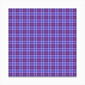 Plaid Fabric 195 Canvas Print