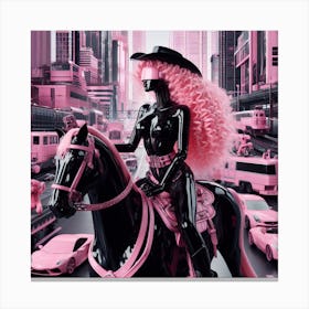 Cowgirl (2) Canvas Print