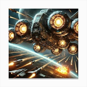 Moonstrike Bomber Payload Delivery System Converted Canvas Print