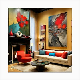 Living Room Art Canvas Print