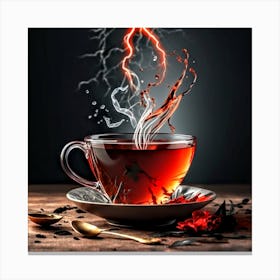 Energetic Tea Canvas Print