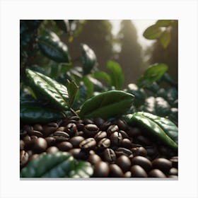 Coffee Beans - Coffee Stock Videos & Royalty-Free Footage 5 Canvas Print