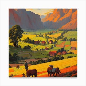 'Valley View' Canvas Print