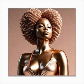 Rose Golden Is her Name Canvas Print