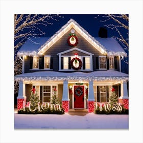 Christmas Decorations 3 Canvas Print