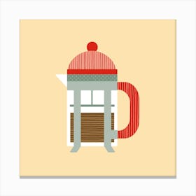 French Press Canvas Print