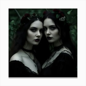 Gothic Girls 2 Canvas Print