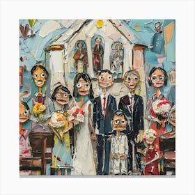 A Congregation of Joyful Hearts Canvas Print