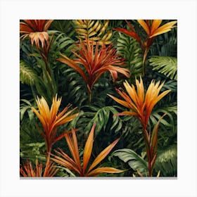 Bird Of Paradise Canvas Print